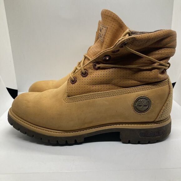 Timberland Other - Timberland Boots Mens 7.5 Premium Roll Top Wheat Brown Winter